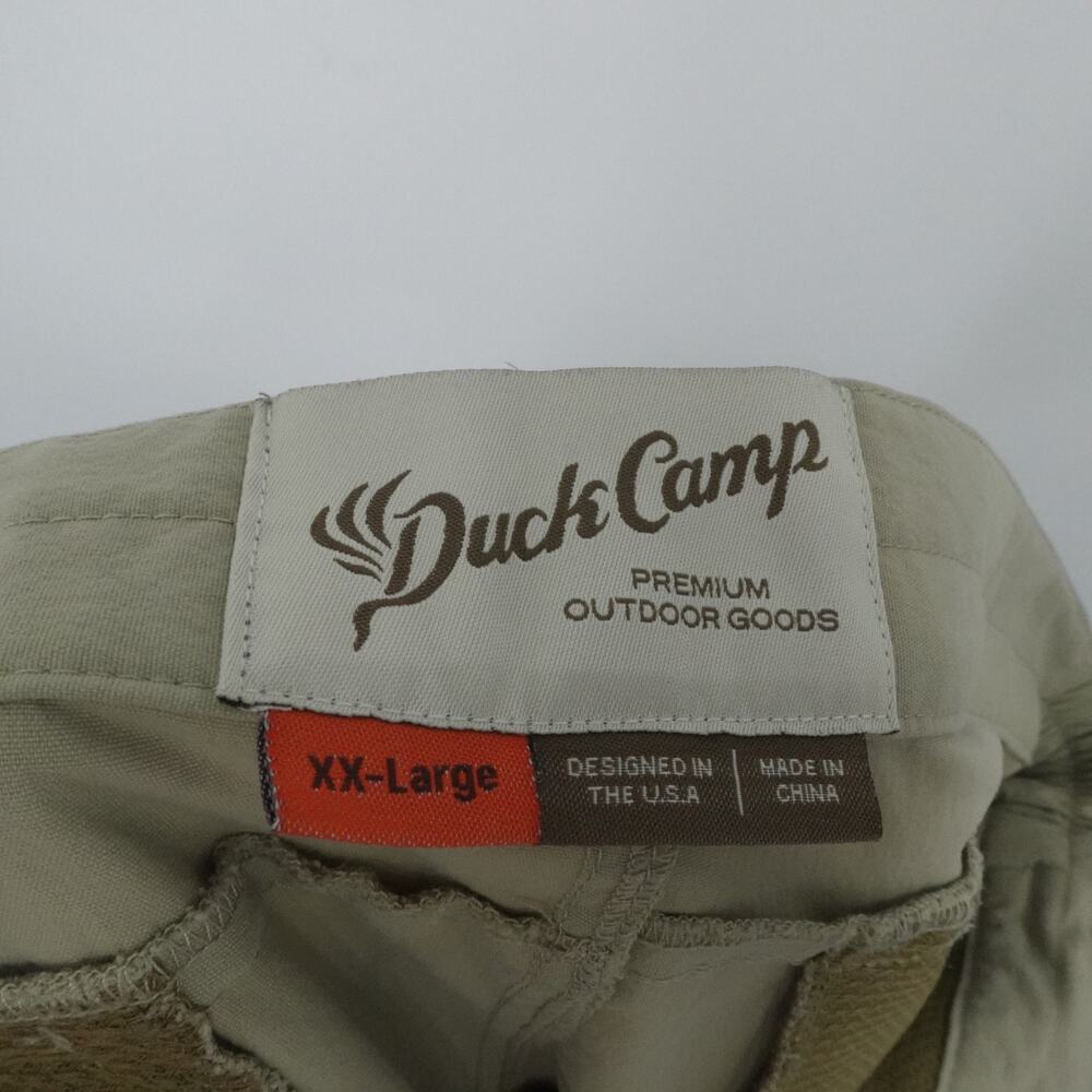 Duck Camp Shorts Mens‎ XXL Khaki Drifter Stretch Performance Fishing Outdoor - Picture 3 of 13
